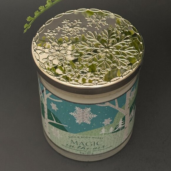 BBW Magic In The Air Bath & Body Works Single Wick Candle - Picture 4 of 10